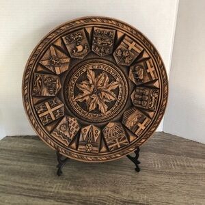 1979 Karl Rothammer Provincial Crests Sculpture Wall Art